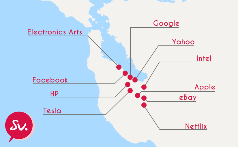 carte silicon valley