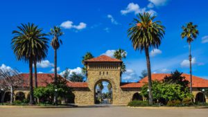 entrée de l'université de Stanford