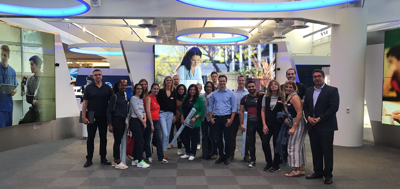 Visite des locaux HP