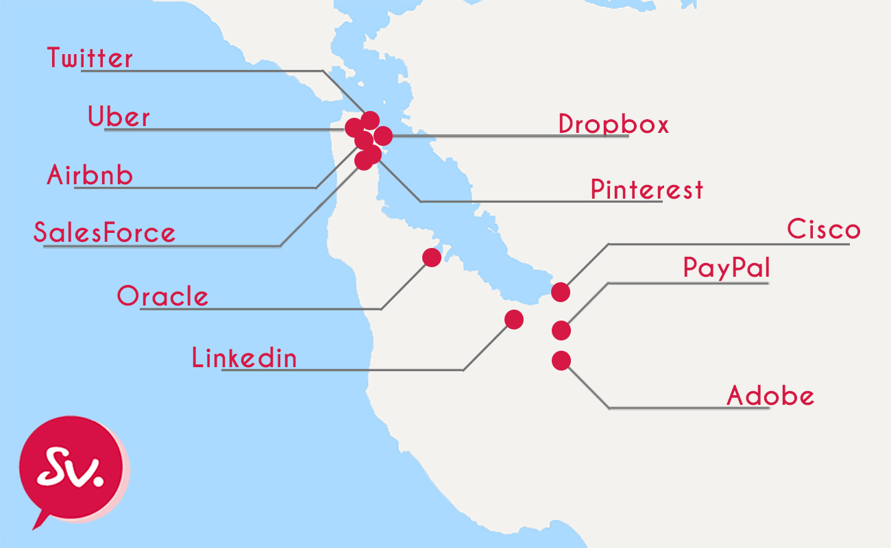 carte silicon valley